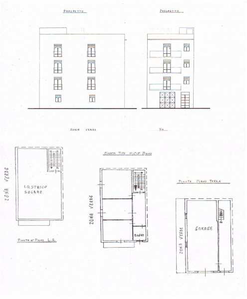 PALAZZINA di 3 appartamenti con garage e terrazza  zona verde a Gela