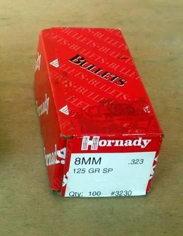 Palle Hornady cal. 8mm