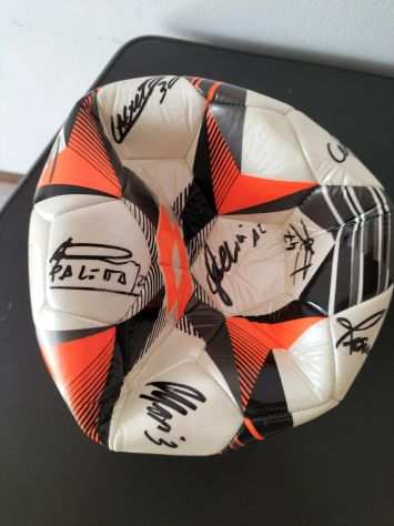 Pallone della serie A Monza calcio autografato