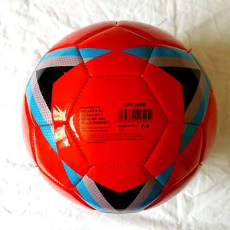 Pallone In Cuoio - Rosso - Nuovo - Size 5