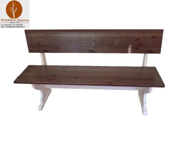 Panche In Legno Set Birreria Pub Shabby cod 708S cm 150