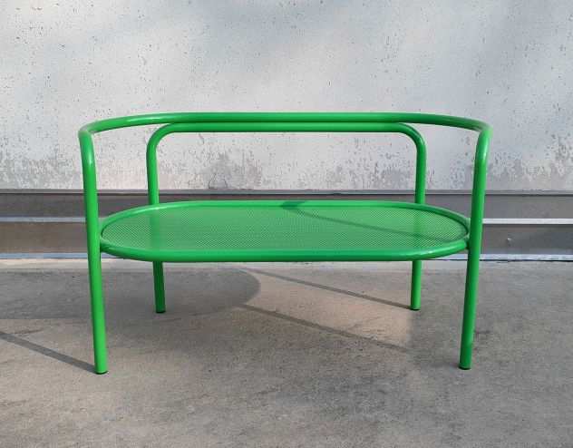 Panchina LOCUS SOLUS vintage verde - design GAE AULENTI per POLTRONOVA 1964