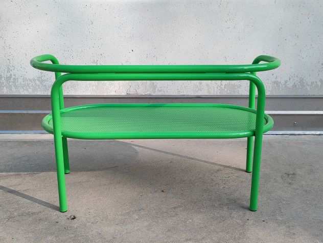 Panchina LOCUS SOLUS vintage verde - design GAE AULENTI per POLTRONOVA 1964