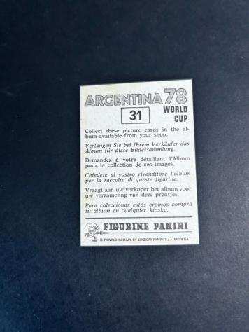Panini - Argentina 78 World Cup - 31 Franz Beckenbauer History 1974 Sticker
