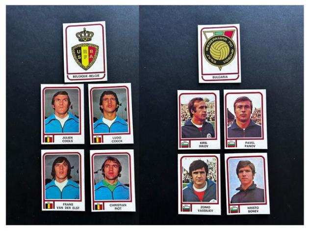 Panini - Argentina 78 World Cup - Team Belgique - 5 Loose stickers