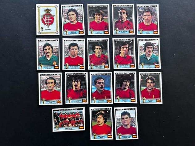 Panini - Argentina 78 World Cup - Team Espana - 18 Loose stickers