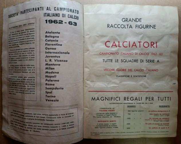 Panini - Calciatori 196263 - Rare condition - Complete Album