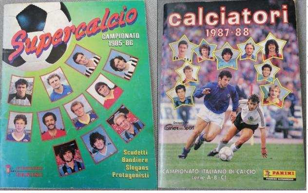 Panini - Calciatori 198788, Supercalcio 8586 - 2 incomplete albums