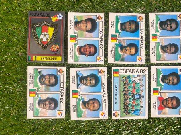 Panini - Espantildea 82 World Cup, Camerun Complete Team - 9099 - with Roger Milla rookie - 10 Loose stickers