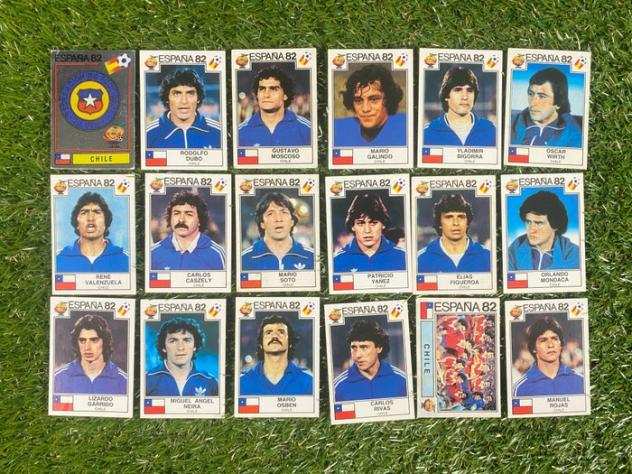 Panini - Espantildea 82 World Cup, Chile Complete Team - 146163 - 18 Loose stickers