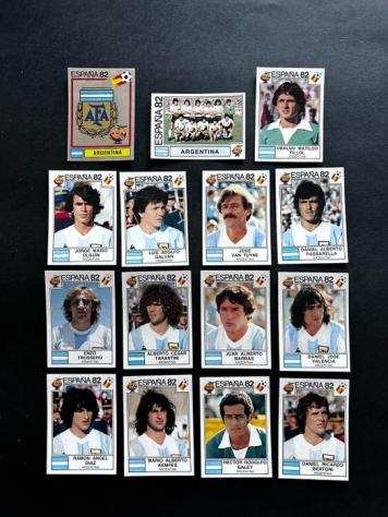 Panini - Espantildea 82 World Cup - Team Argentina - 15 Loose stickers