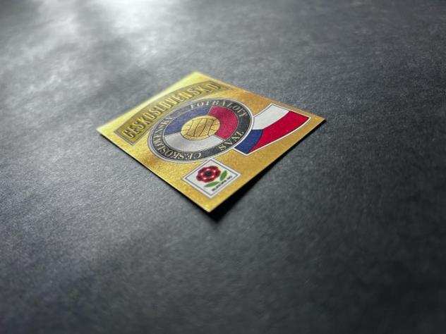 Panini - Europa 80 - Badge Ceskoslovensko - Sticker