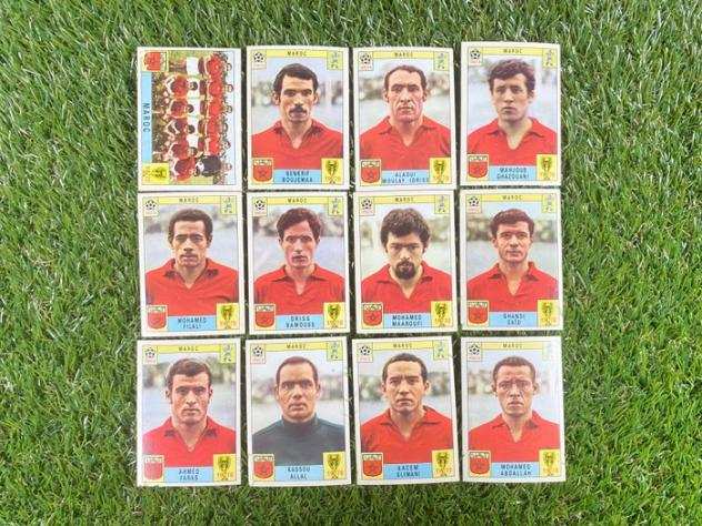 Panini - Mexico 70 World Cup, Maroc - Complete Team - 12 Card