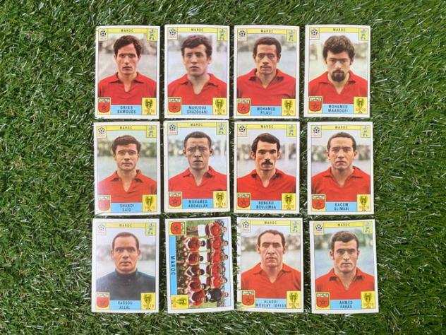 Panini - Mexico 70 World Cup, Maroc Team - 12x players - 12 Card