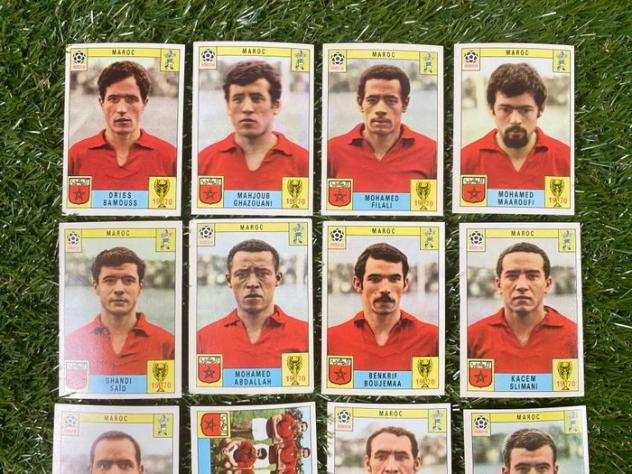 Panini - Mexico 70 World Cup, Maroc Team - 12x players - 12 Card