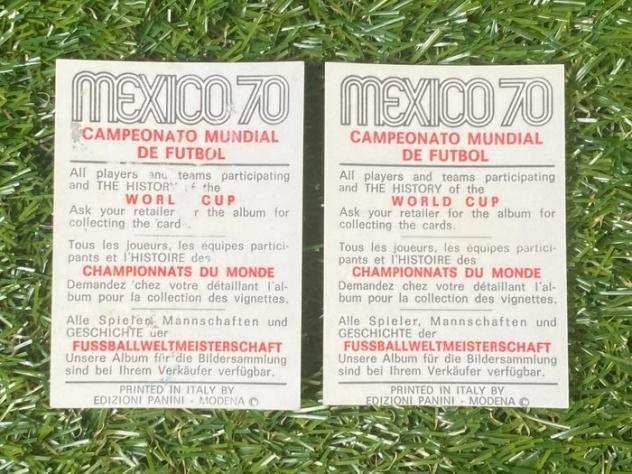Panini - Mexico 70 World Cup, Perugrave - Baylon  Campos - 2 Card