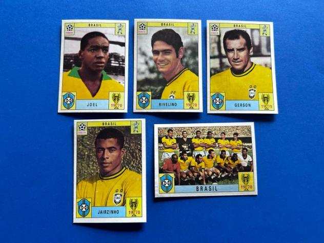 Panini - Mexico 70 World Cup - Team Brazil - 5 Card