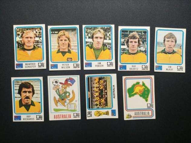 Panini - Muumlnchen 74 World Cup - Australia - 9 Loose stickers