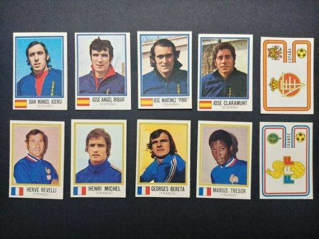 Panini - Muumlnchen 74 World Cup - France and Spain - 10 Loose stickers