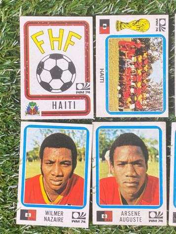 Panini - Muumlnchen 74 World Cup, Haiti Complete Team - 308316 - 9 Loose stickers