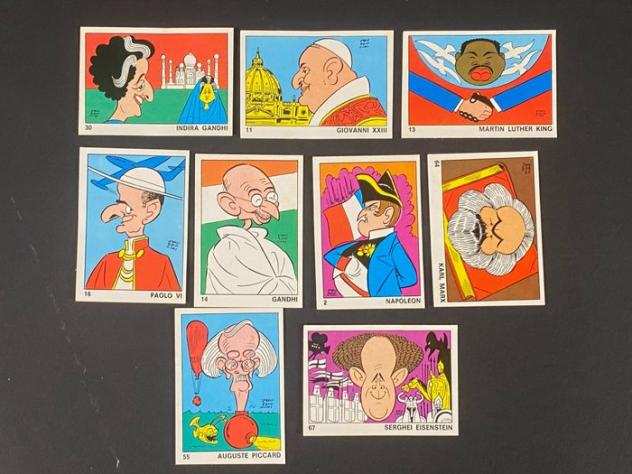 Panini - OK VIP - Historical Characters - 9x stickers - 1973