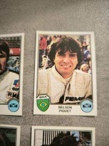 Panini - Sport Superstar Eurofootball 82 - F1 -Including Alain Prost - 6 Loose stickers