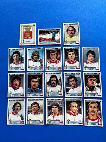 Panini - WC Argentina 78 - Impostare la squadra Polska - 1978