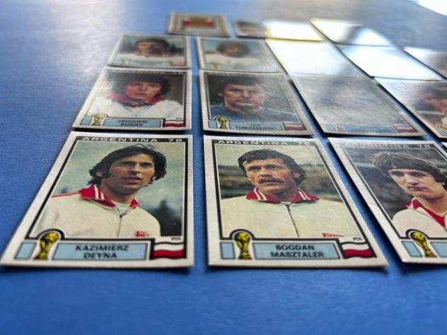 Panini - WC Argentina 78 - Impostare la squadra Polska - 1978