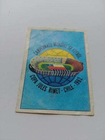 Panini - WC Mexico 70 - Original poster sticker Campeonato mundial de futbol Chile 1962 removed - 1970