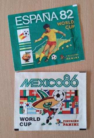 Panini - World Cup Espantildea 82  Mexico 86 - 2 original sealed packs