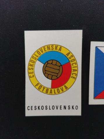 Panini - World Cup Mexico 70 - Badge and flag Ceskoslovensko - Removed - 2 Sticker