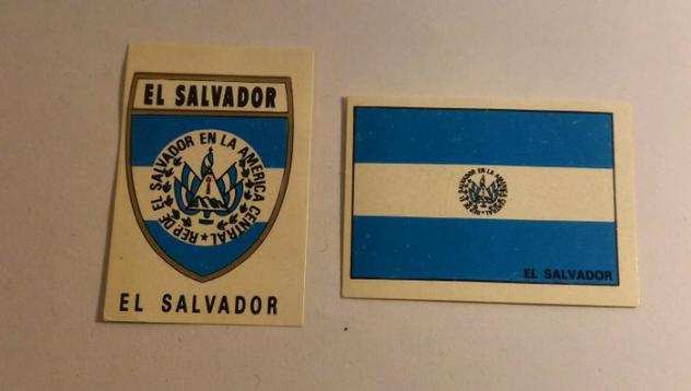 Panini - World Cup Mexico 70 - El Salvador - Removed - 2 Loose stickers