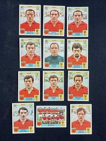 Panini - World Cup Mexico 70 - Maroc - Green back  Bisvalida - 12 Card