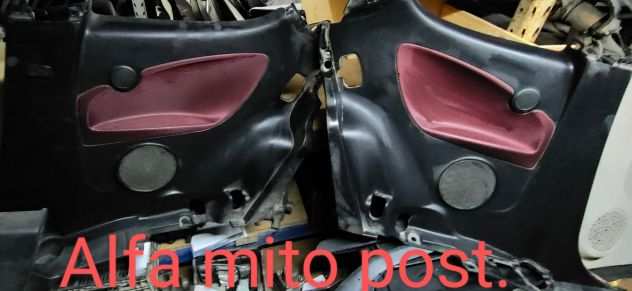 Pannelli porta anteriori e posteriori alfa romeo mito rossi