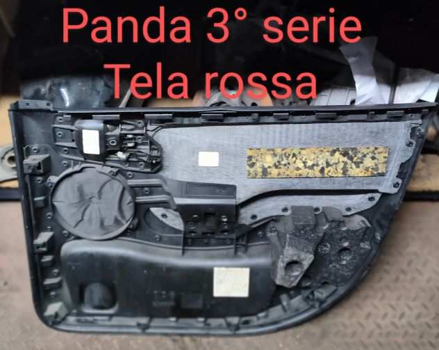 Pannello porta sx panda 3deg telo rosso