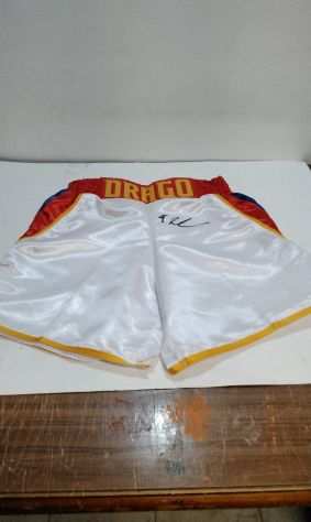 Pantaloncino Autografato Creed 2 Boxing FLORIAN MUNTEANU