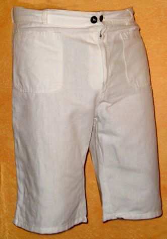 Pantalone estivo bianco corto