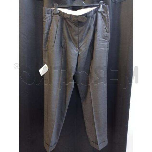 Pantalone uomo grigio burberrys grigio lana Taglia 56