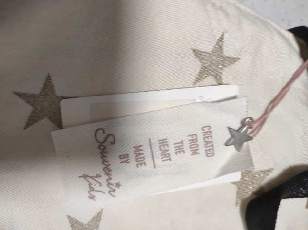 pantaloni bambina con stelle all-over firmato Souvenir