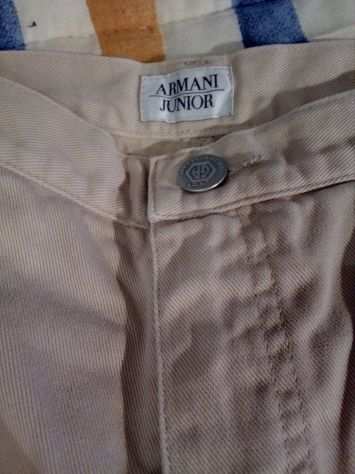 pantaloni cotone pesante ARMANI JUNIOR originali tg 28