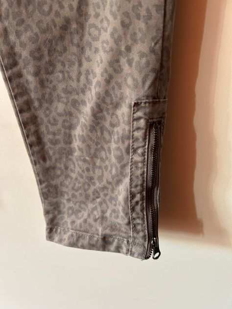 Pantaloni Max amp Co cotone elasticizzato 42 leopardati