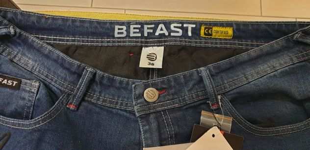 Pantaloni Moto tipo Jeans
