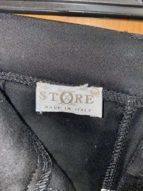 PANTALONI NUOVI MA VINTAGE MAI USATI MARCArdquoSTORErdquoMADE IN ITALY,TAGLIA 44,NERI,EL