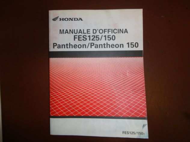 PANTHEON 125 150 manuale officina x manutenzione scooter Honda