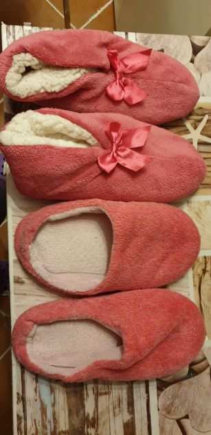 Pantofole rosa nuove da casa