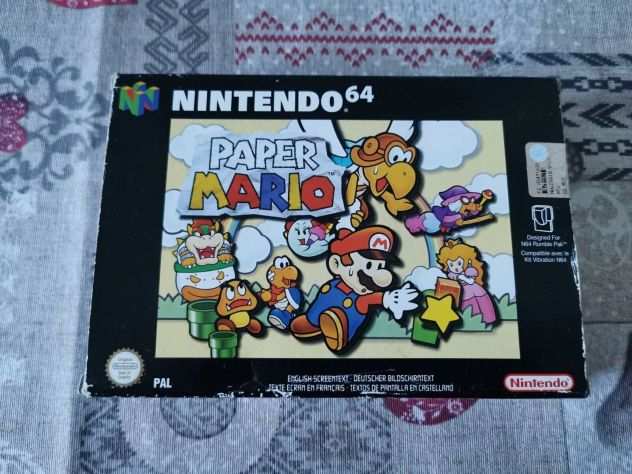 Paper Mario - Console Nintendo 64 - N64 - Pal