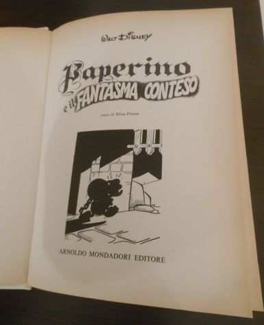 Paperino e il FANTASMA CONTESO, Mondadori 1 Ediz. 1972.