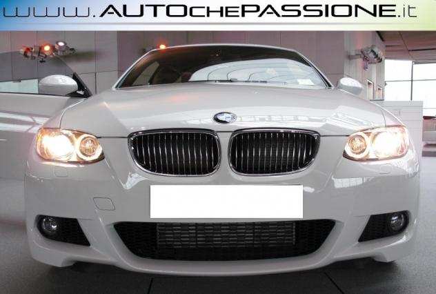 Paraurti anteriore M Look per BMW Serie 3 E92 E93 dal 2006 2010 con fori per sensori