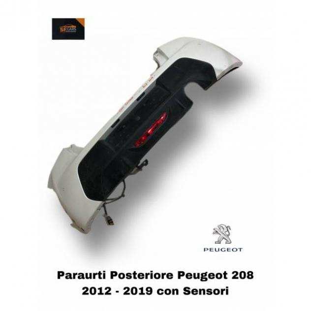 PARAURTI POSTERIORE COMPLETO PEUGEOT 208 Serie (19)