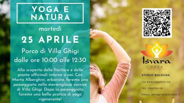 Passeggiata a Villa Ghigi con conoscenza piante officinali e pratica di Yoga